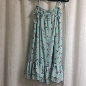 Gianni Bini Floral Tie Strap Dress